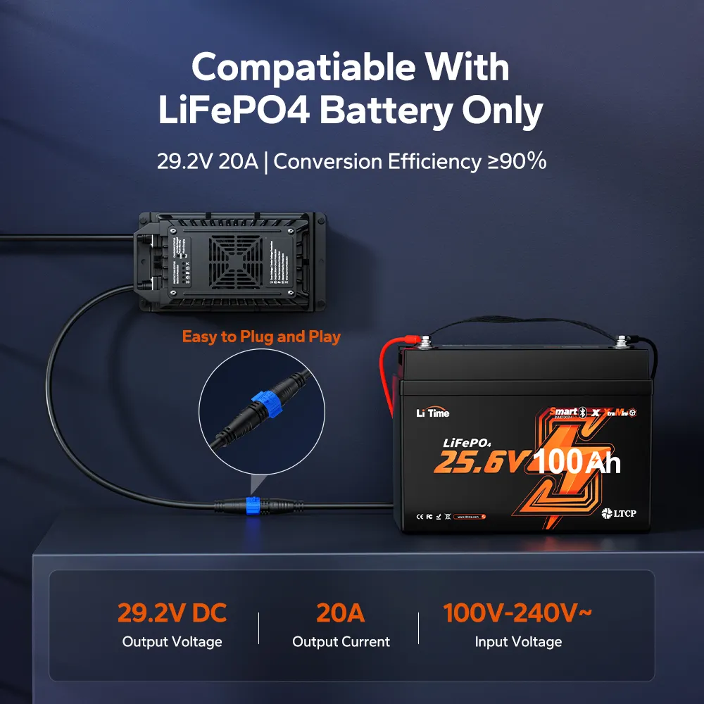LiTime 24 (29.2) Volt 20A WaterProof Mountable Lithium Battery Charger - Image 8