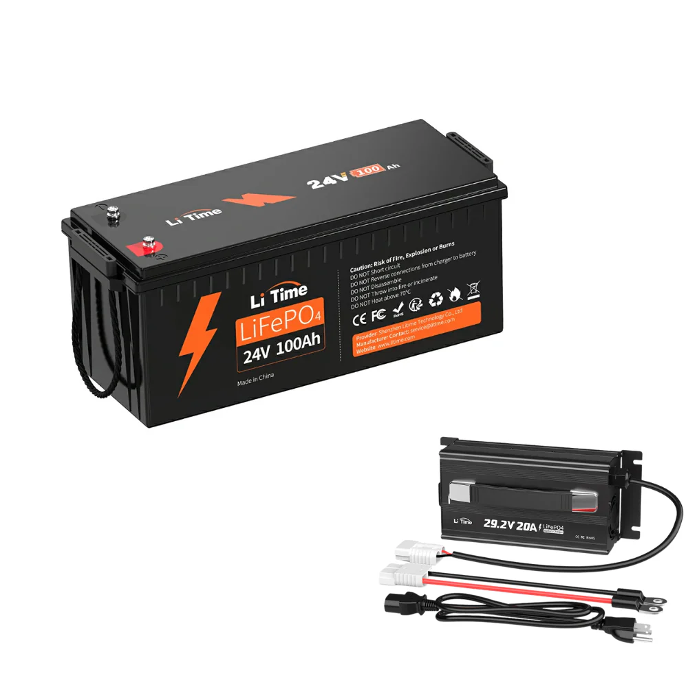 LiTime 24V 100Ah Lithium Battery for Marine Trolling Motor, RV - Image 9