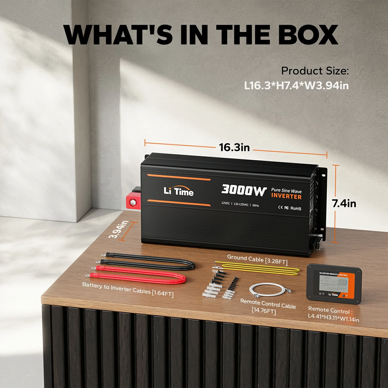 LiTime 3000 Watt 12V Pure Sine Wave Inverter - Image 11