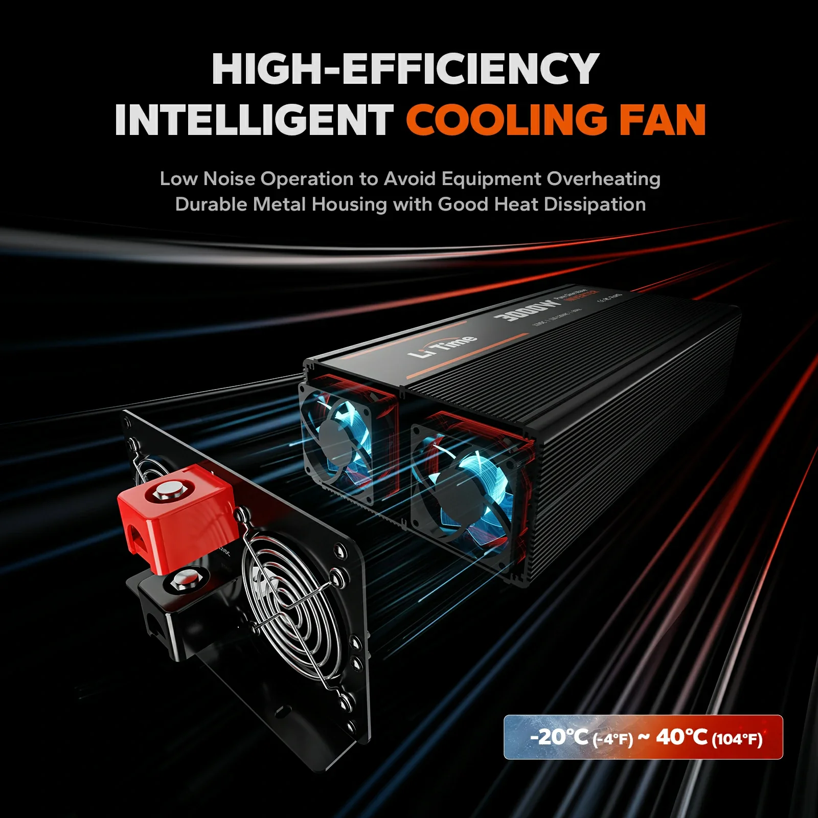 LiTime 3000 Watt 12V Pure Sine Wave Inverter - Image 5