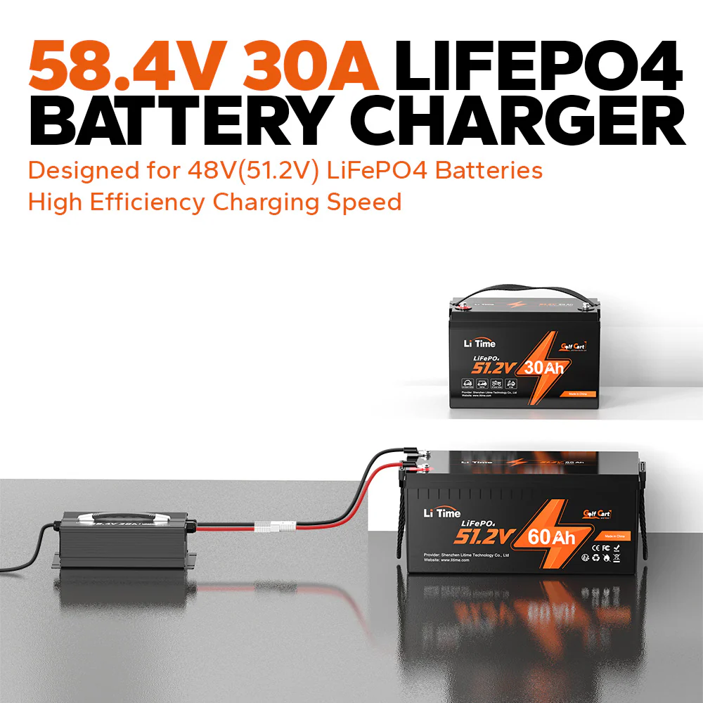 LiTime 48V 30A Lithium LiFePO4 Battery Charger - Image 3
