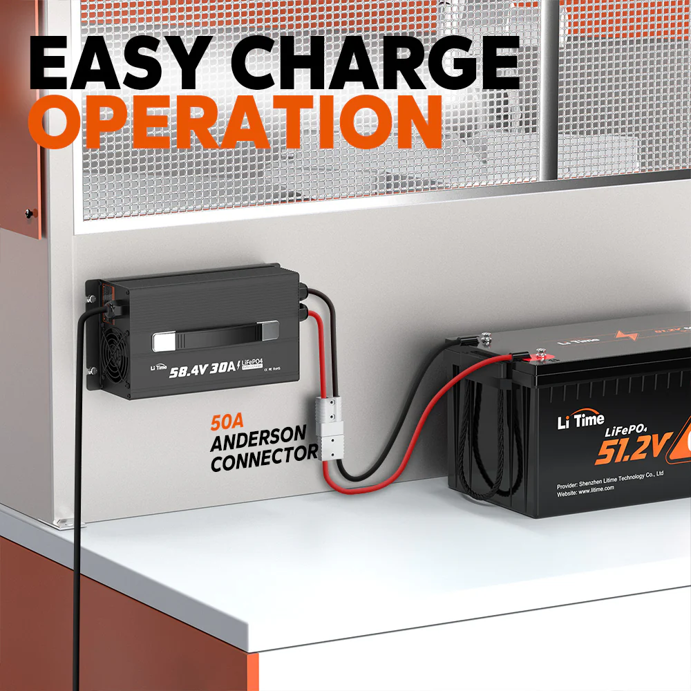 LiTime 48V 30A Lithium LiFePO4 Battery Charger - Image 4