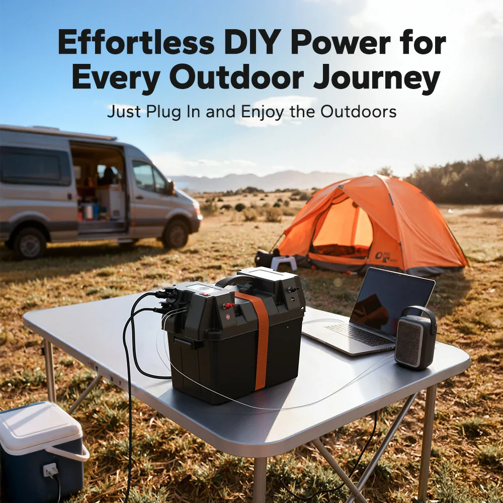 LiTime DIY Solar Generator — Complete Power Kit for Camping, RV, and Off-Grid Living - Image 3