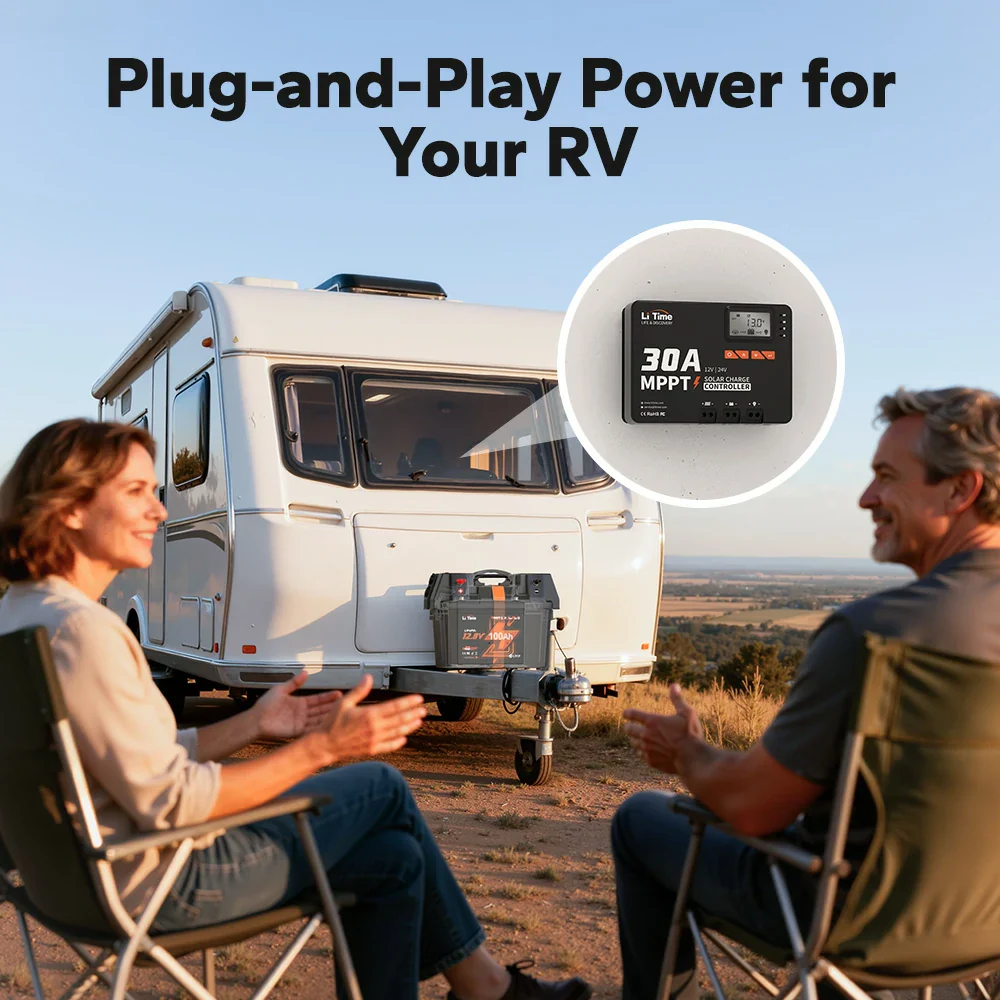 LiTime DIY Solar Generator — Complete Power Kit for Camping, RV, and Off-Grid Living - Image 4