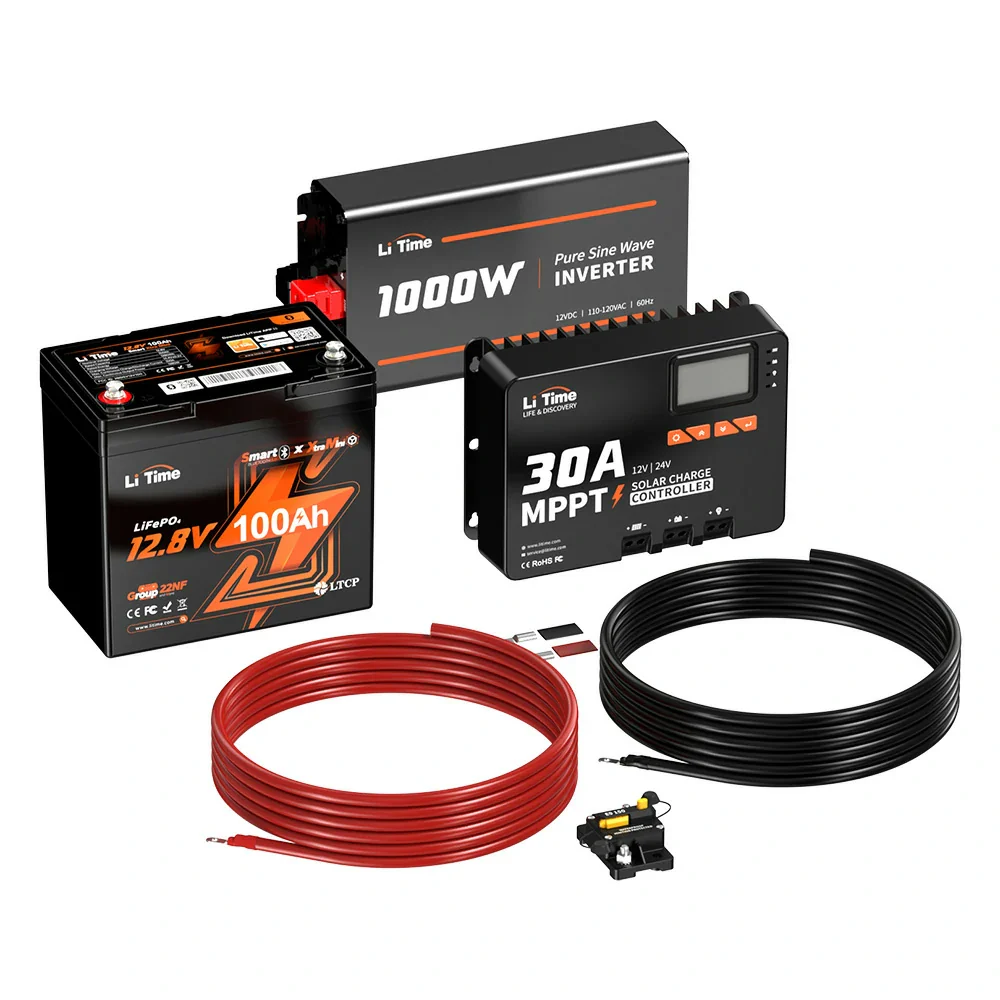 LiTime DIY Solar Generator — Complete Power Kit for Camping, RV, and Off-Grid Living - Image 5
