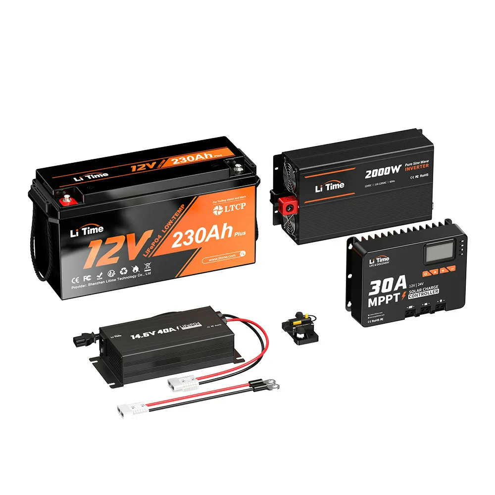 LiTime DIY Solar Generator — Complete Power Kit for Camping, RV, and Off-Grid Living - Image 8