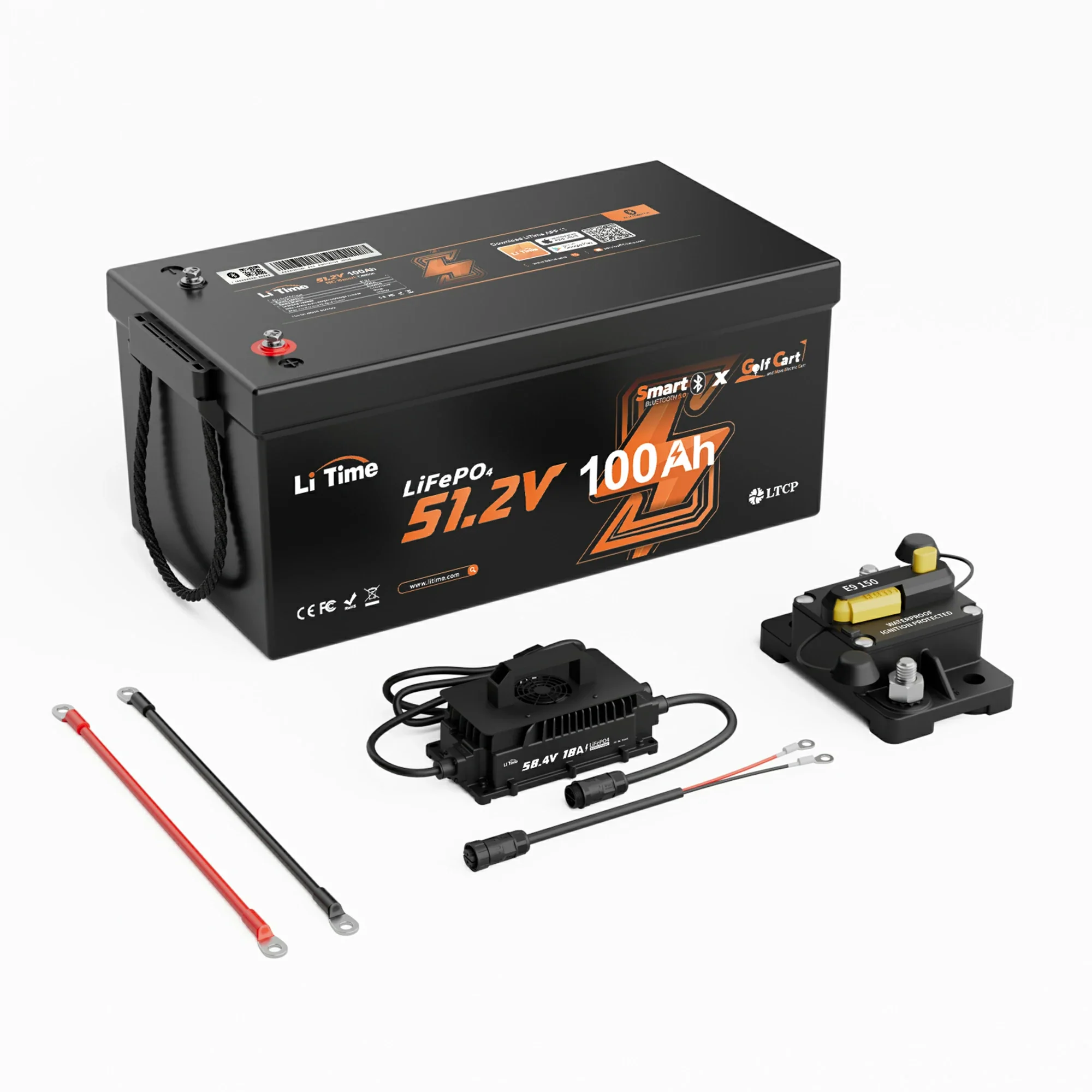 LiTime 48V 100Ah Golf Cart Bluetooth Lithium Battery - Image 18