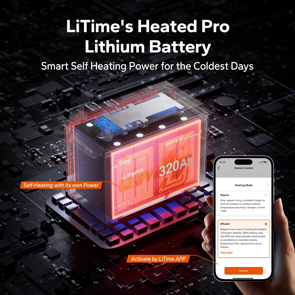 LiTime LiHeat™ Best Dual-Mode Self Heating Lithium Battery for Winter - Image 18